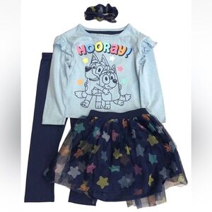 Bluey girls 4 piece set